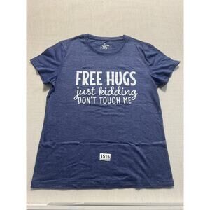 CASUAL MEN Blue  Short Sleeve Tee Sz M  Pre owned Excellent